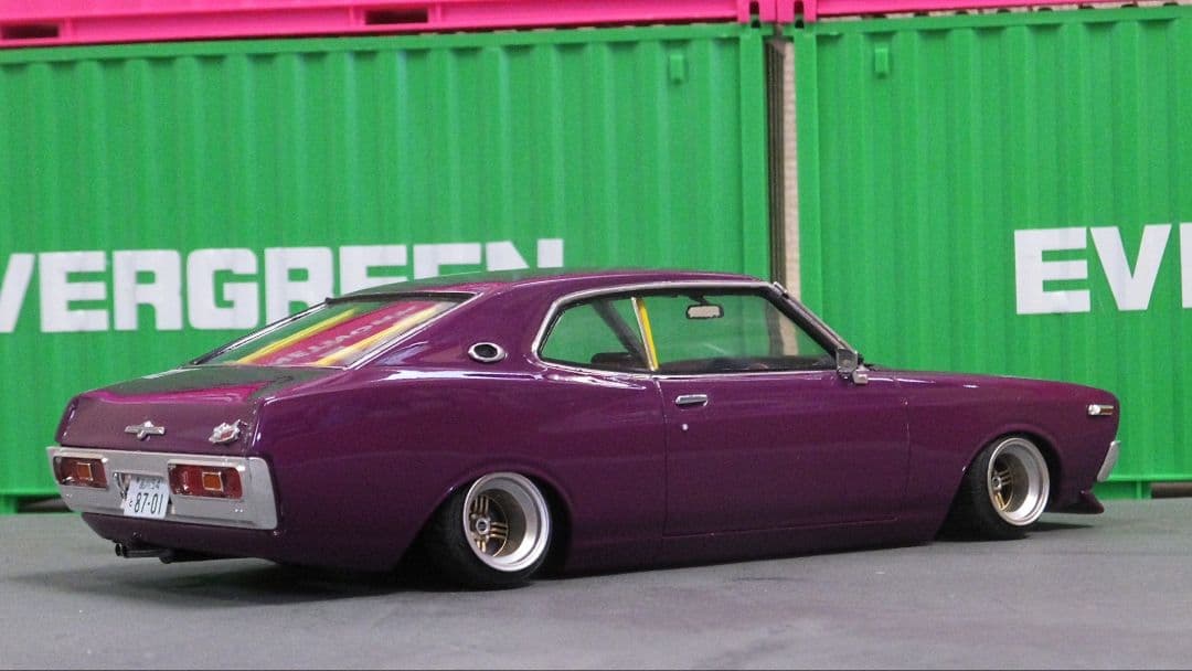 1/24 ブタケツ　ローレル　SGX 完成品　シャドー　シャコタン　C130