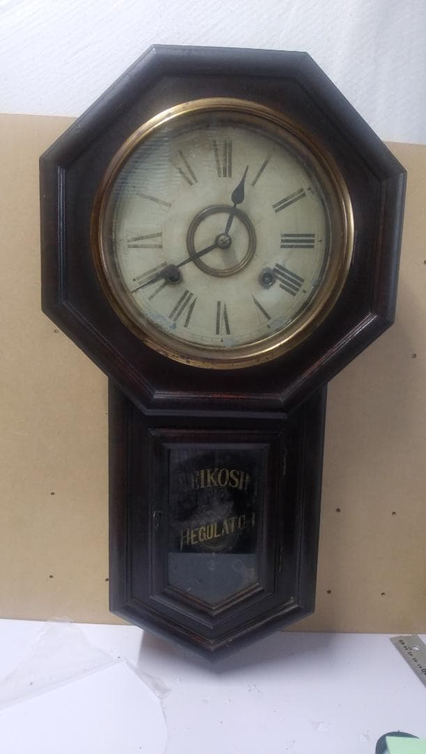 古い柱時計     ⑨