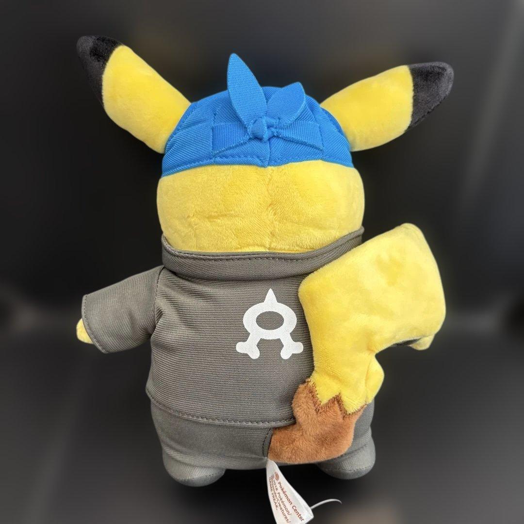 ポケモン　ぬいぐるみ　ボスごっこピカチュウ　アクア団　アオギリ