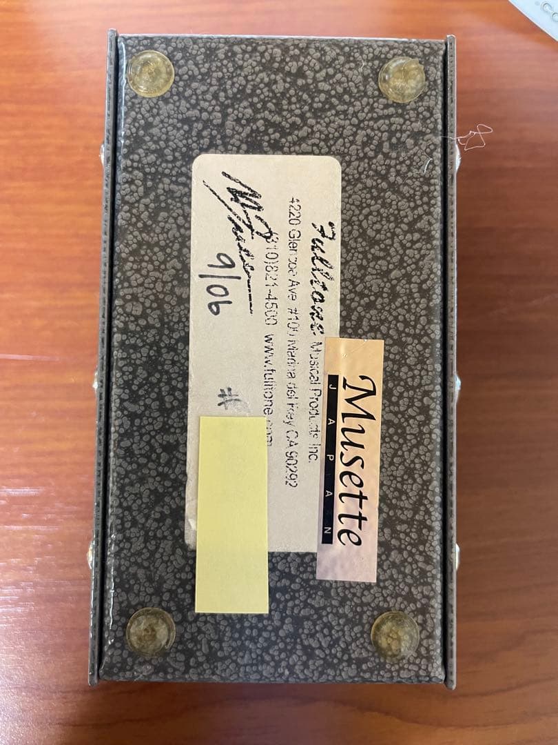 fulltone（フルトーン）fat boost(ファットブースト1)ブースター