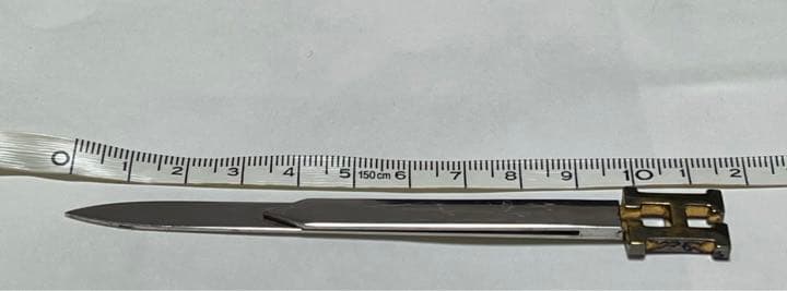 HERMES ペーパーナイフ　『H』に変色？