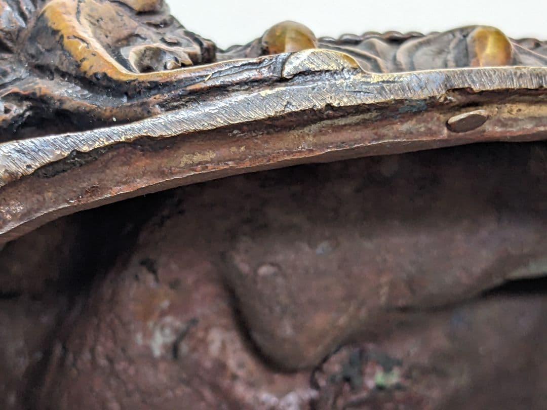 ♦チベット仏教 観音菩薩坐像 中国 古美術品 古玩 仏教美術 仏像 唐金 骨董品