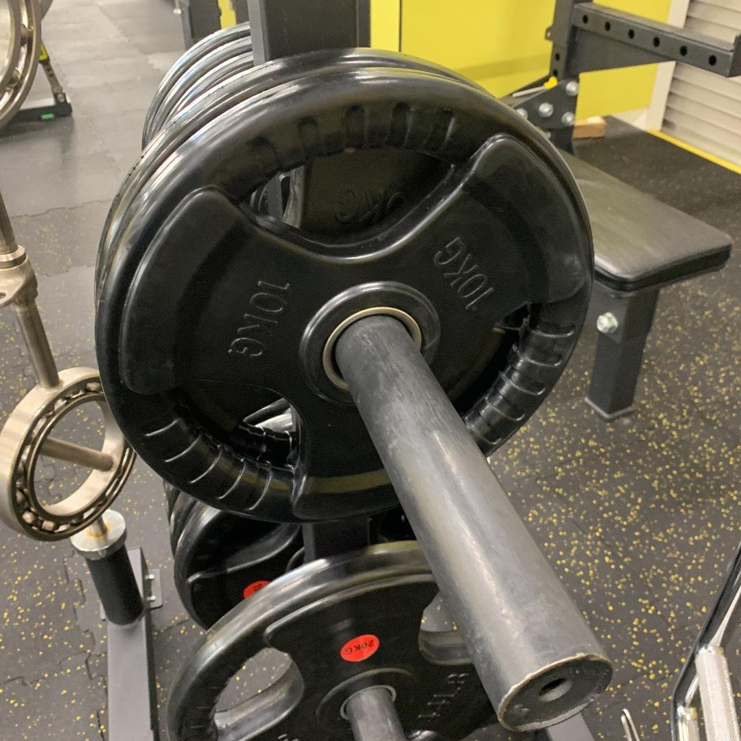 総重量80kg Φ50mm 3グリップラバープレート　計4枚SET