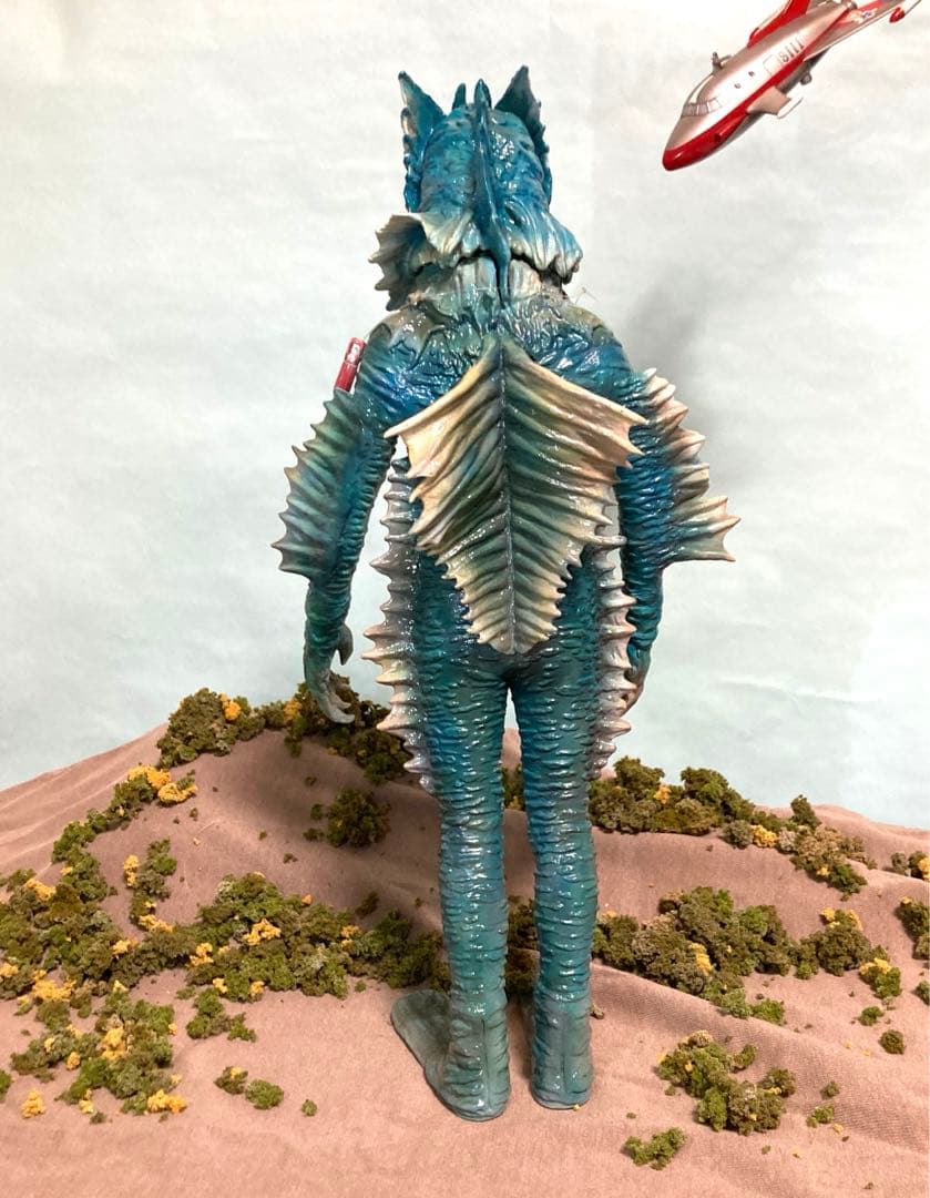 ビリケン商會 海底原人ラゴン　組み立て完成品　塗装済　カスタム品　レア