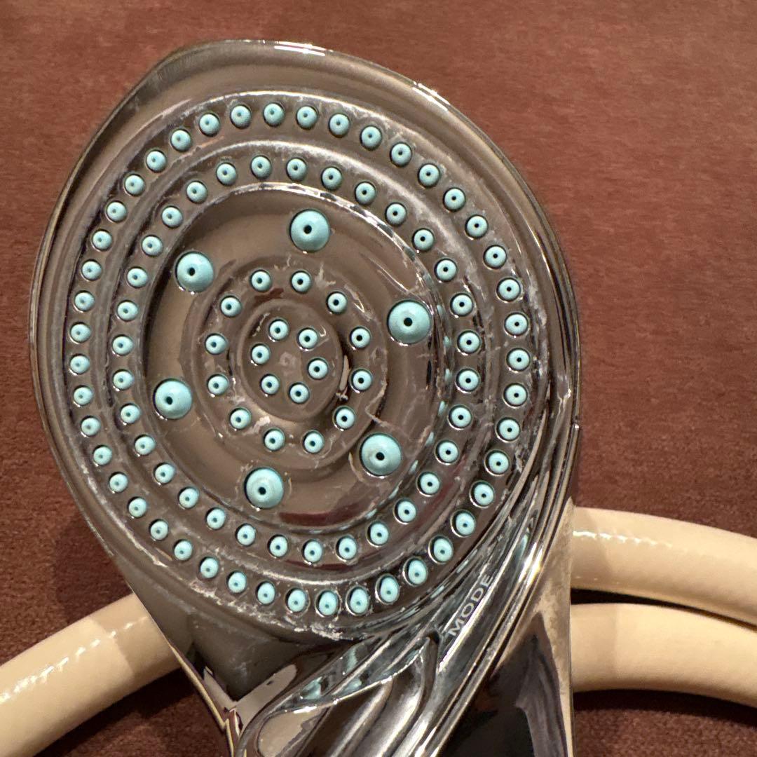 Reta シャワーヘッド クリーム色ホース付き