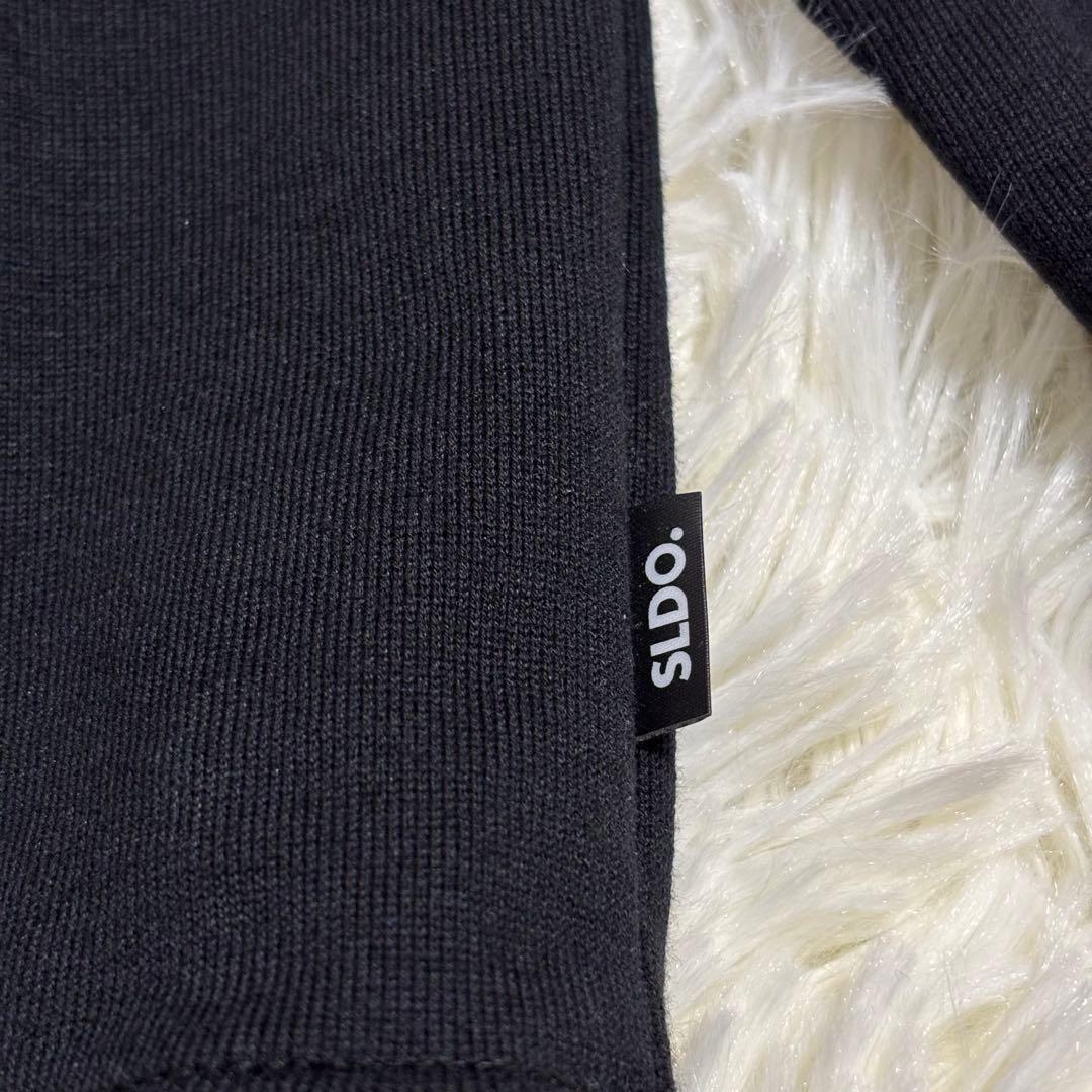 美品 SLDO. エスルド パーカー フーディー 黒 Lサイズ プルオーバー
