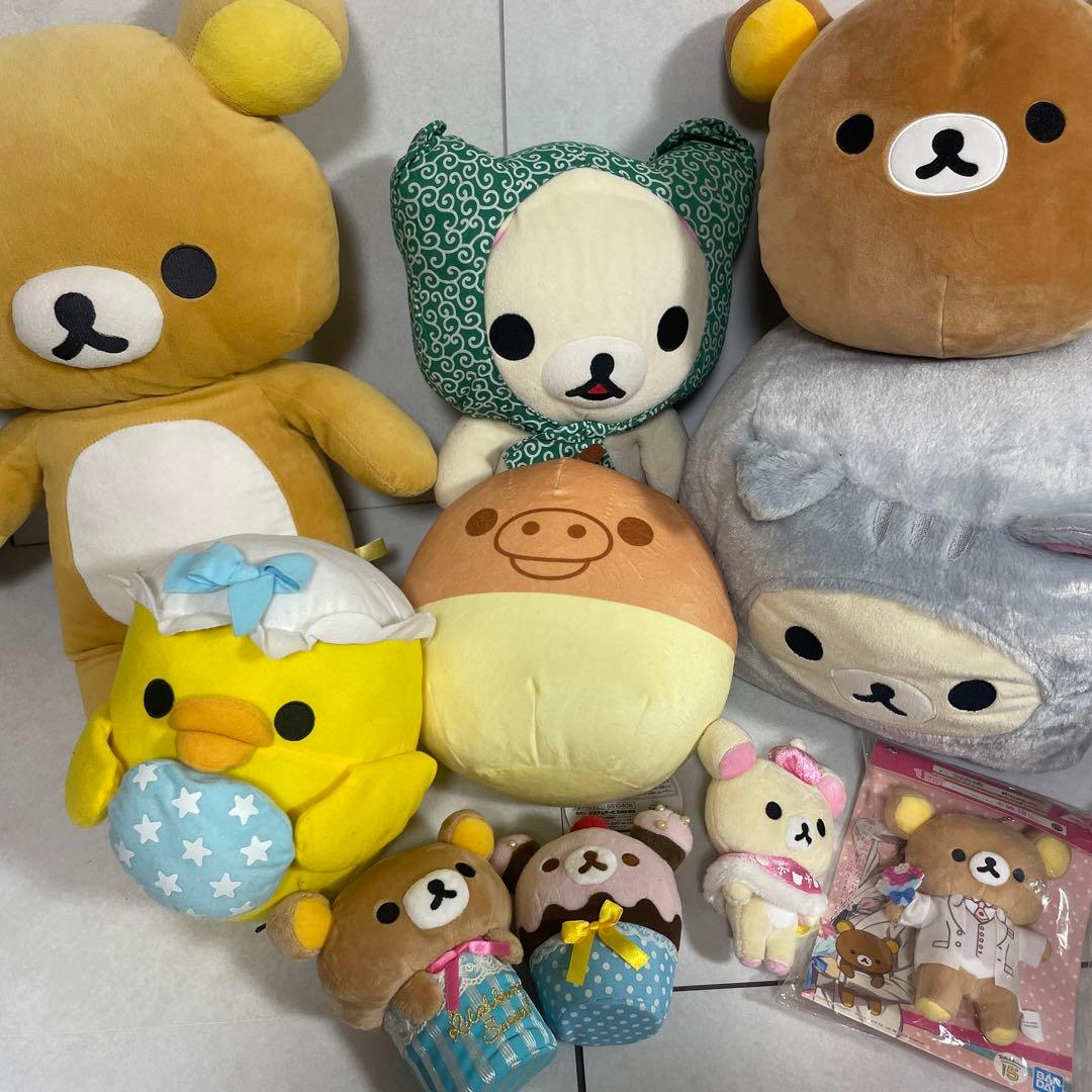 リラックマ　コリラックマ　キイロイトリ　ぬいぐるみ　まとめ売り売り　110個