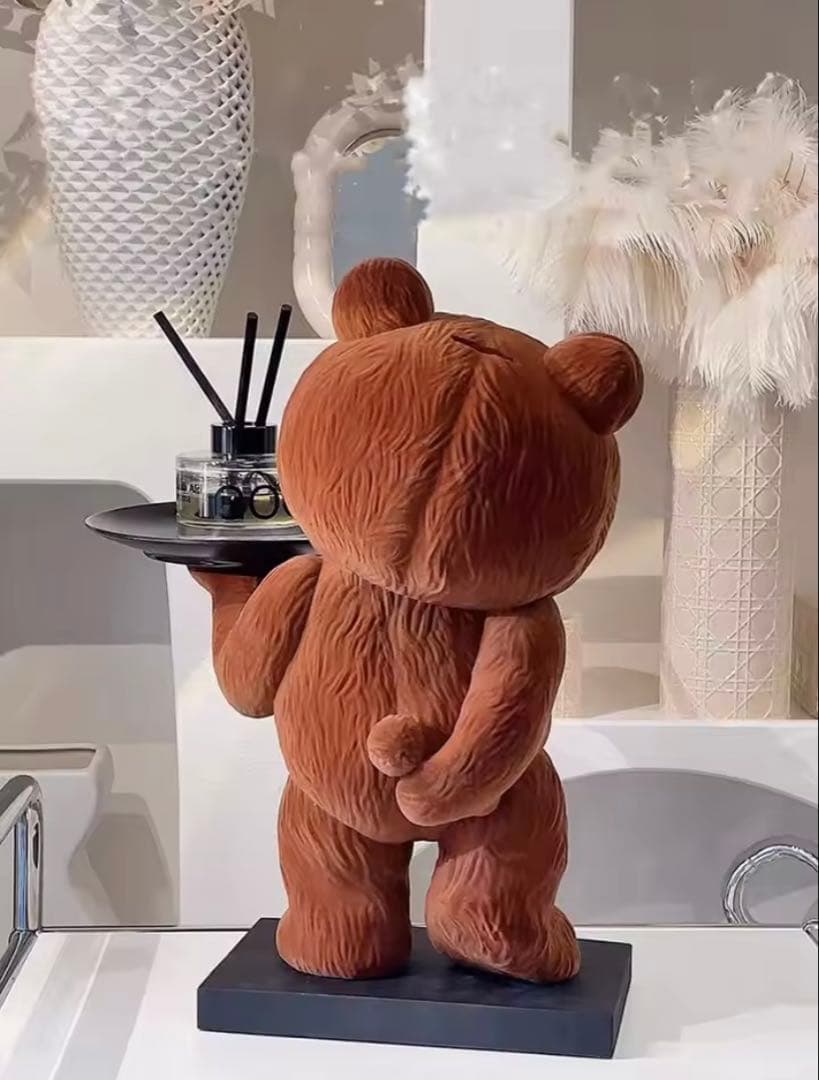 ted風テディーベア 小物置き テッド くま 熊 テーブル フィギュア