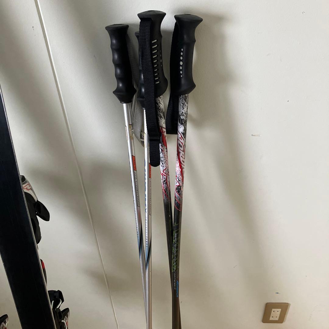 ノルディカ　スキー板、ストック