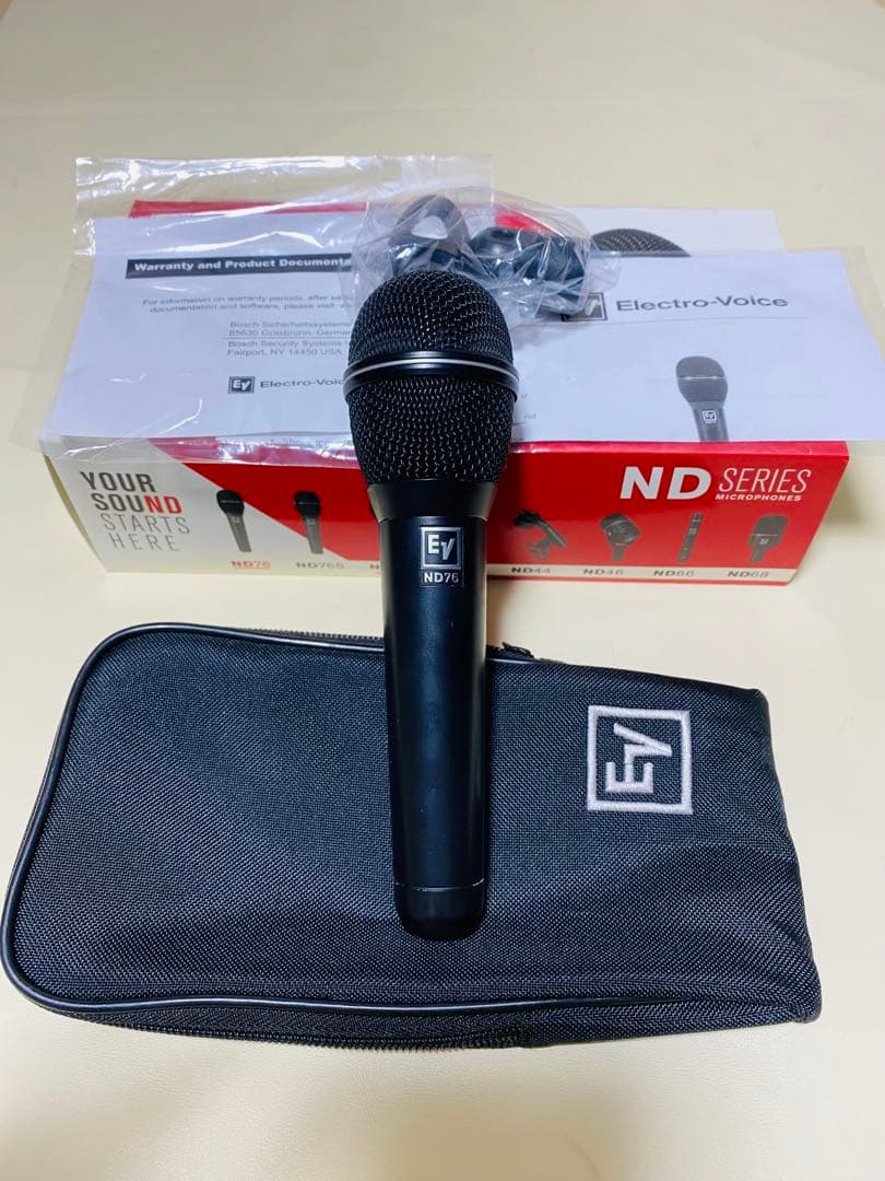 Electro-Voice ND76 ダイナミックマイク美品・数回使用のみ(１)