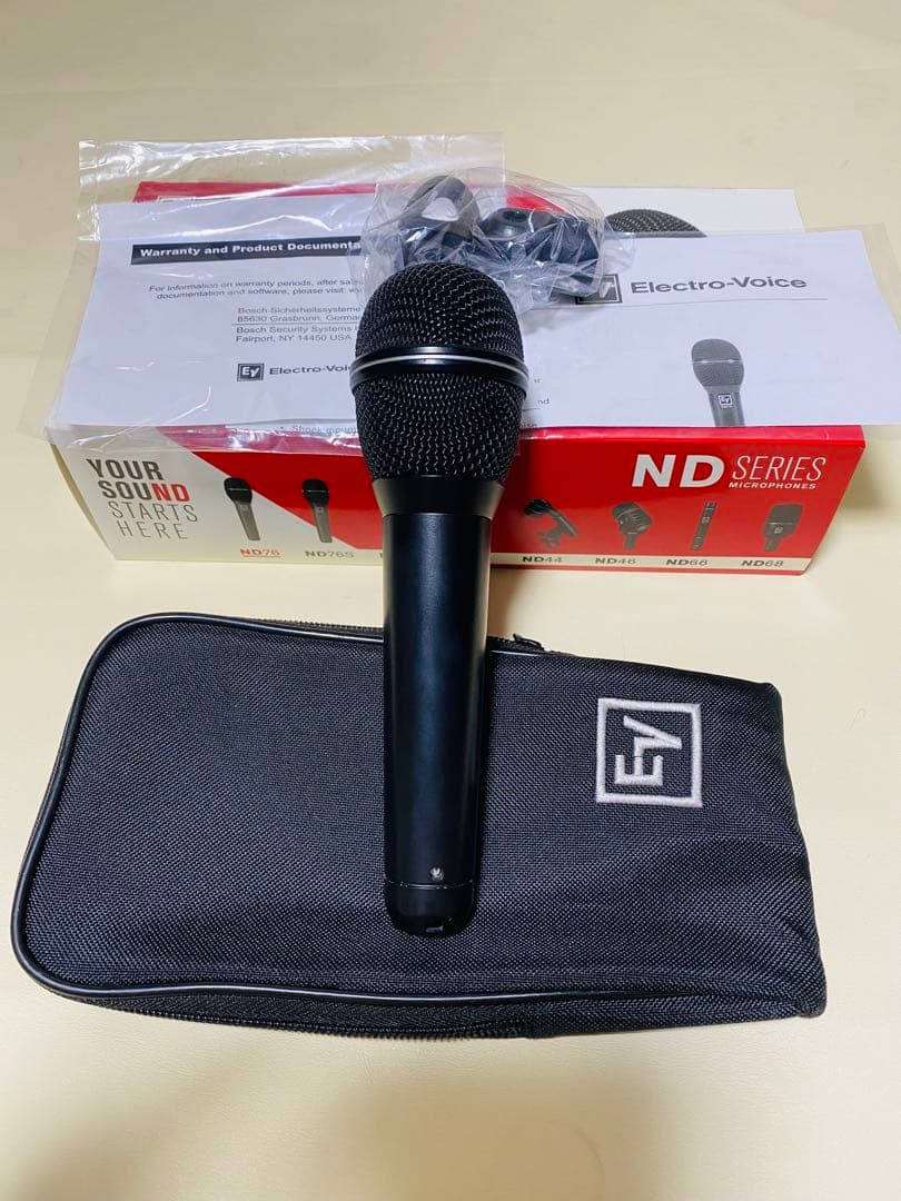 Electro-Voice ND76 ダイナミックマイク美品・数回使用のみ(１)