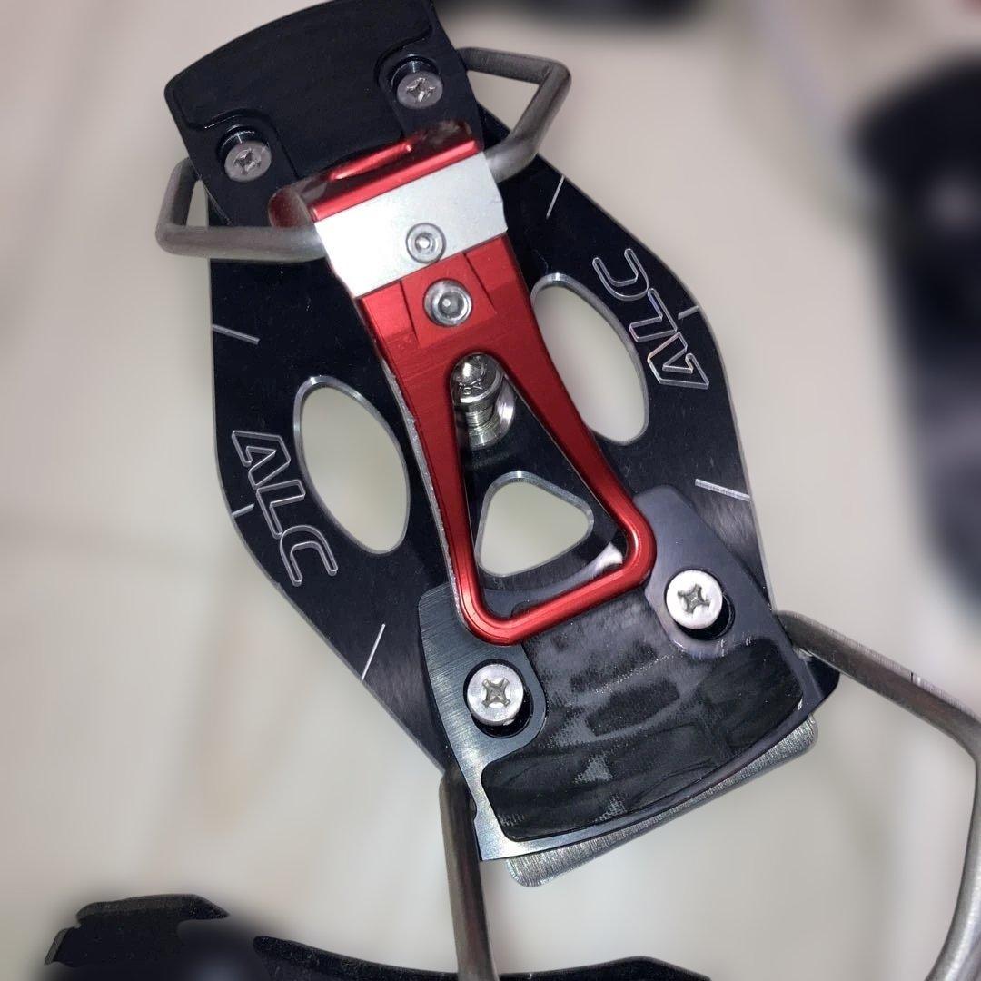 屋台の金魚！ ALC スノーボードビンディング Mサイズ 黒/赤