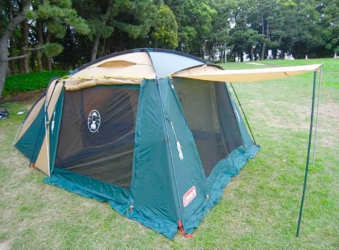 『極美品』コールマンテント ラウンドスクリーン2ルームハウス