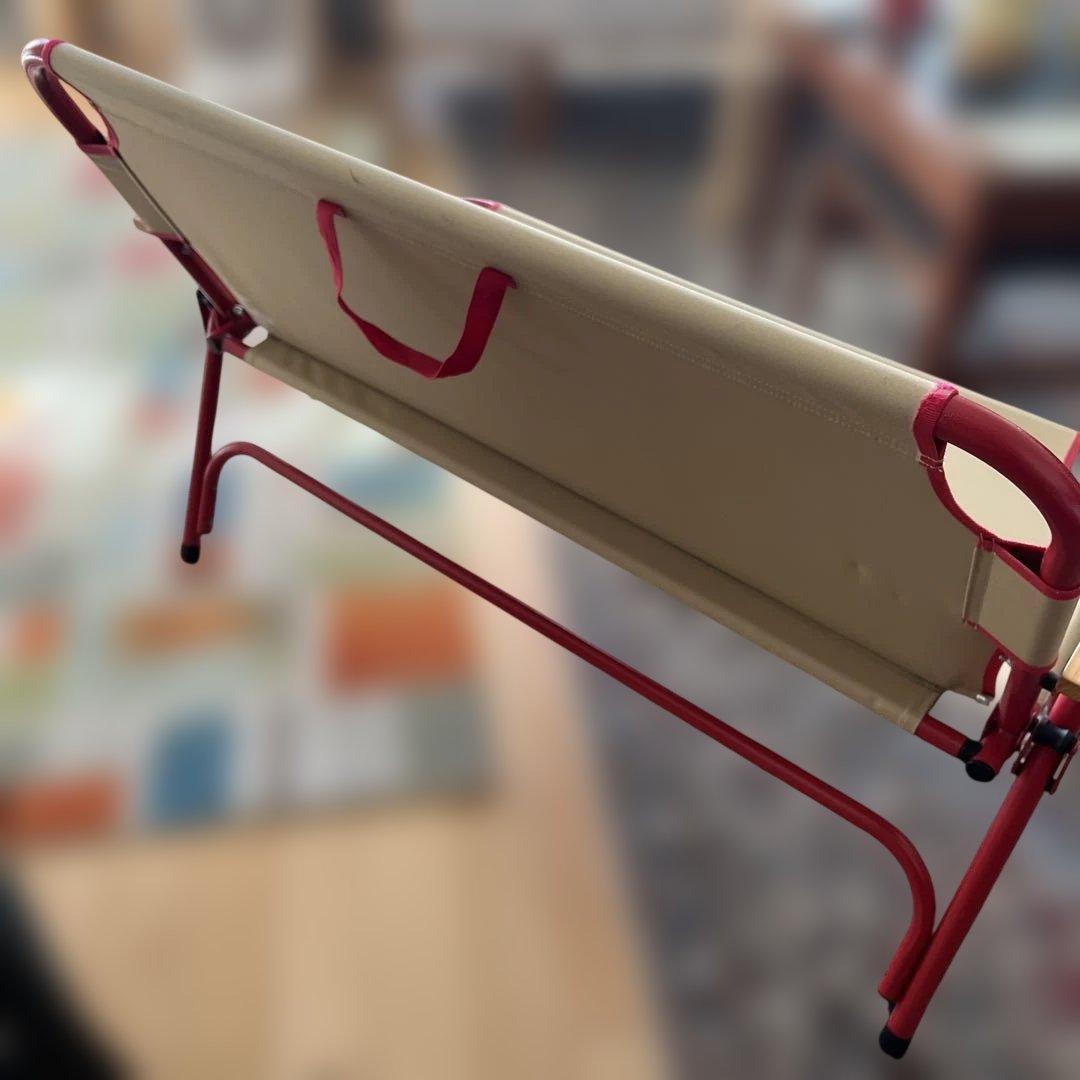 CHUMS チャムス バックウィズベンチ ベージュ レッド アウトドア ベンチ