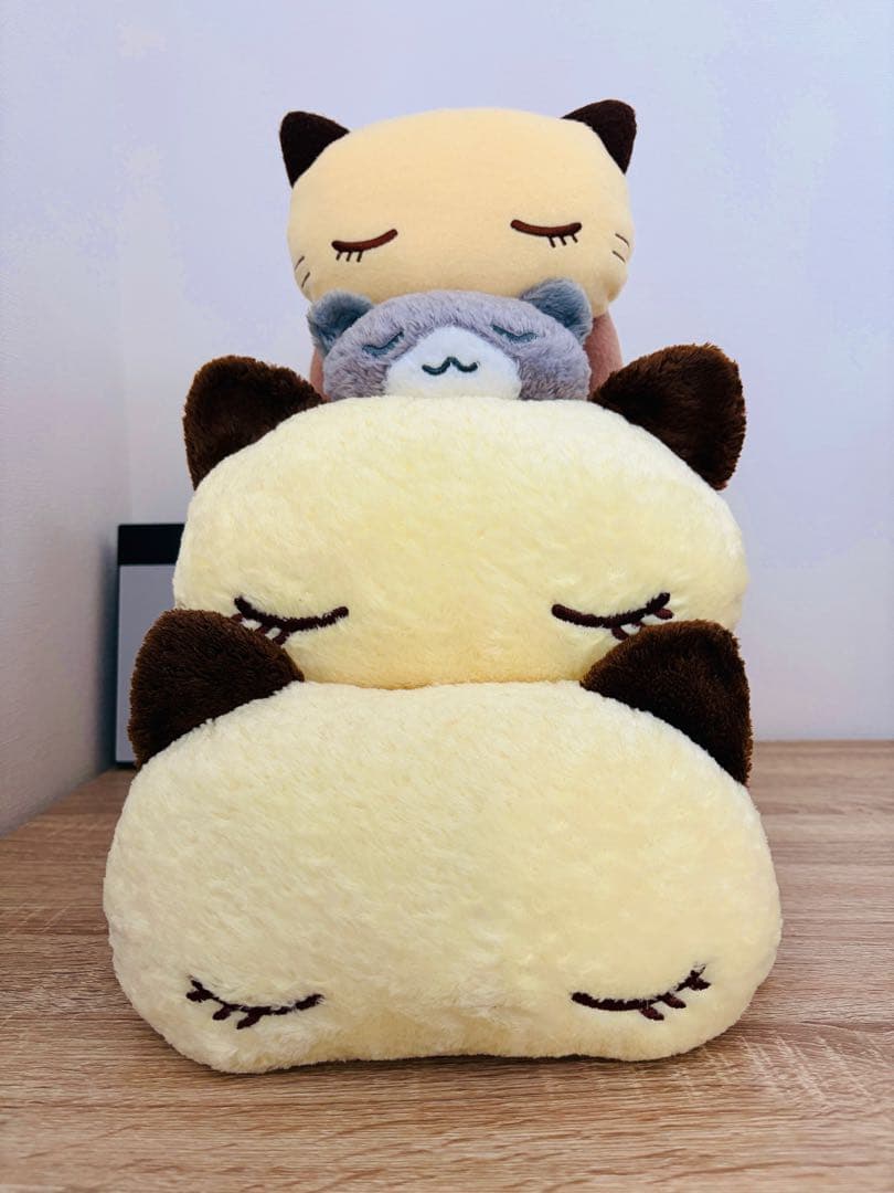 サンリオ ねむっこにゃ〜ご 特大ぬいぐるみ3個セット