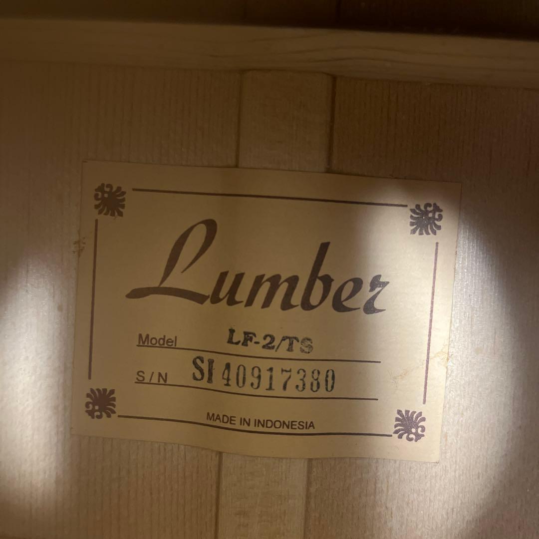 Lumber アコースティックギターとケース