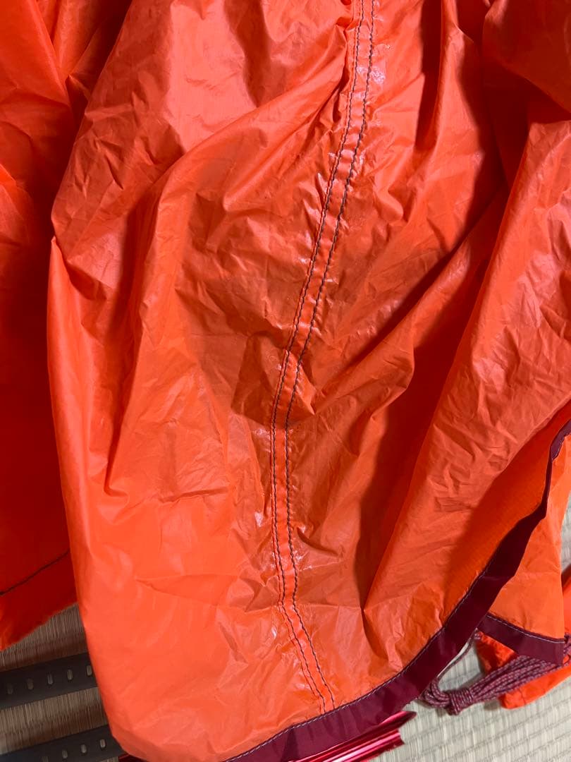 MSR テント　フロントレンジ　ワンポールシェルター　カラー　オレンジ