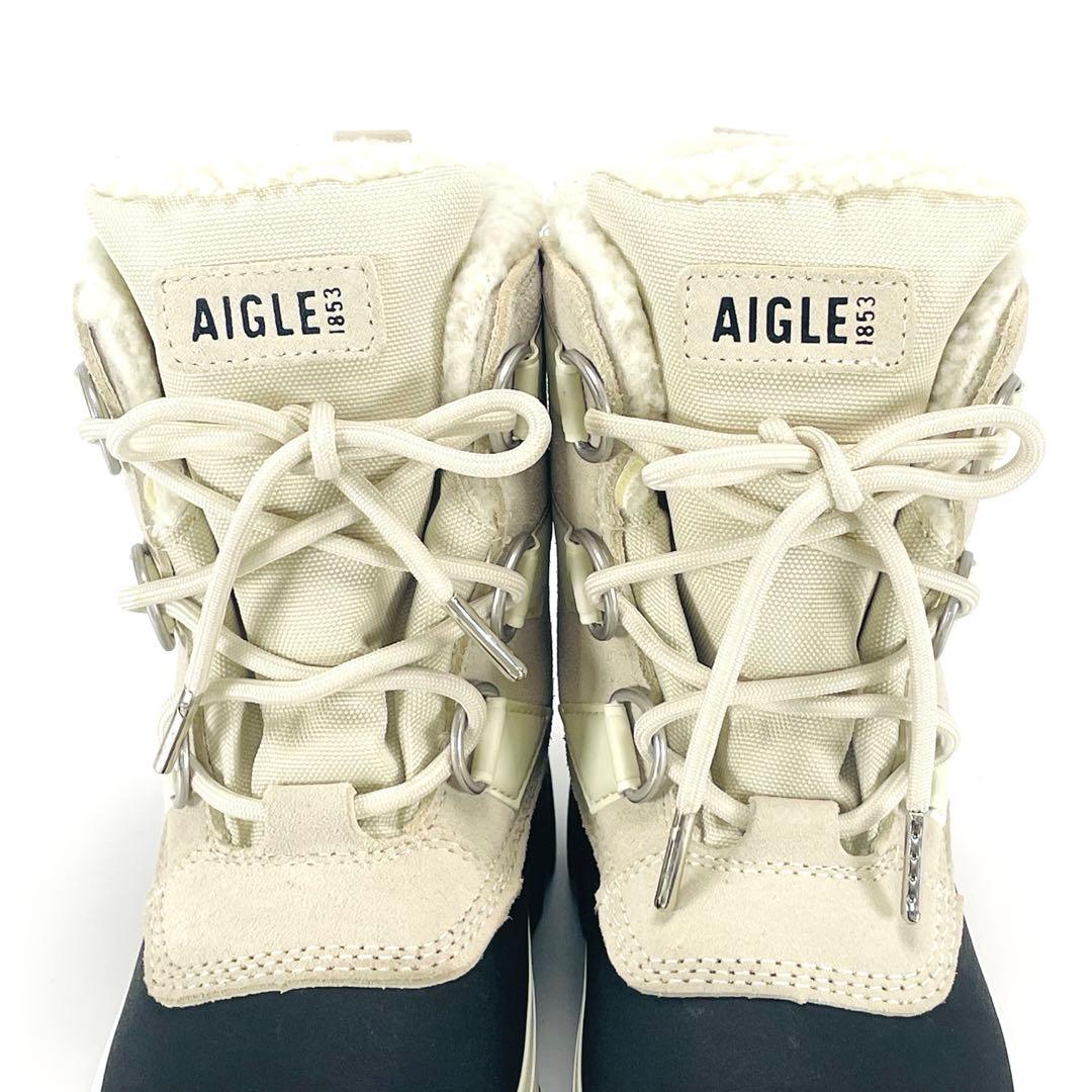 ほぼ未使用 スノー エーグル  AIGLE ブーツ 23.5 防水