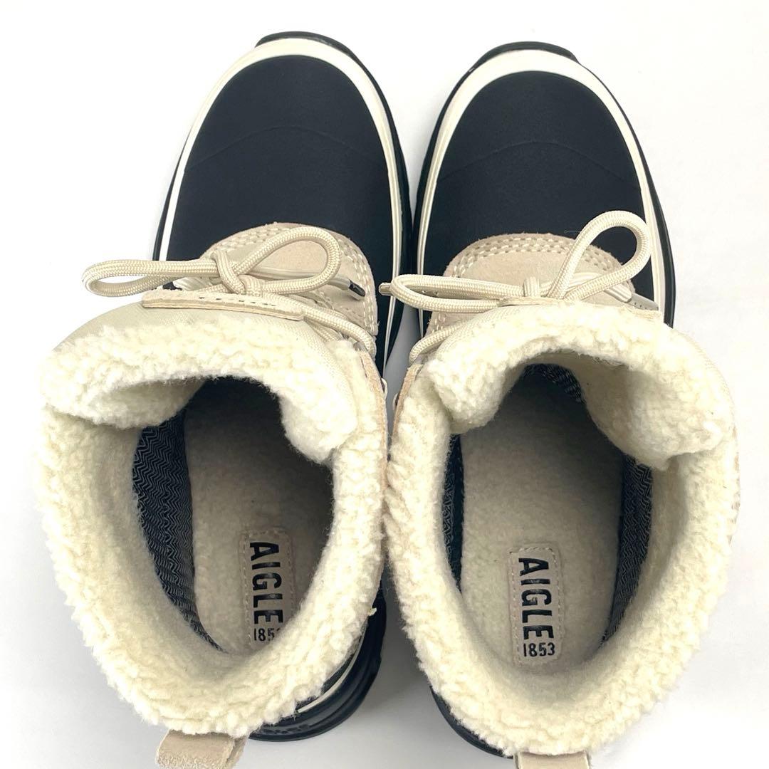 ほぼ未使用 スノー エーグル  AIGLE ブーツ 23.5 防水
