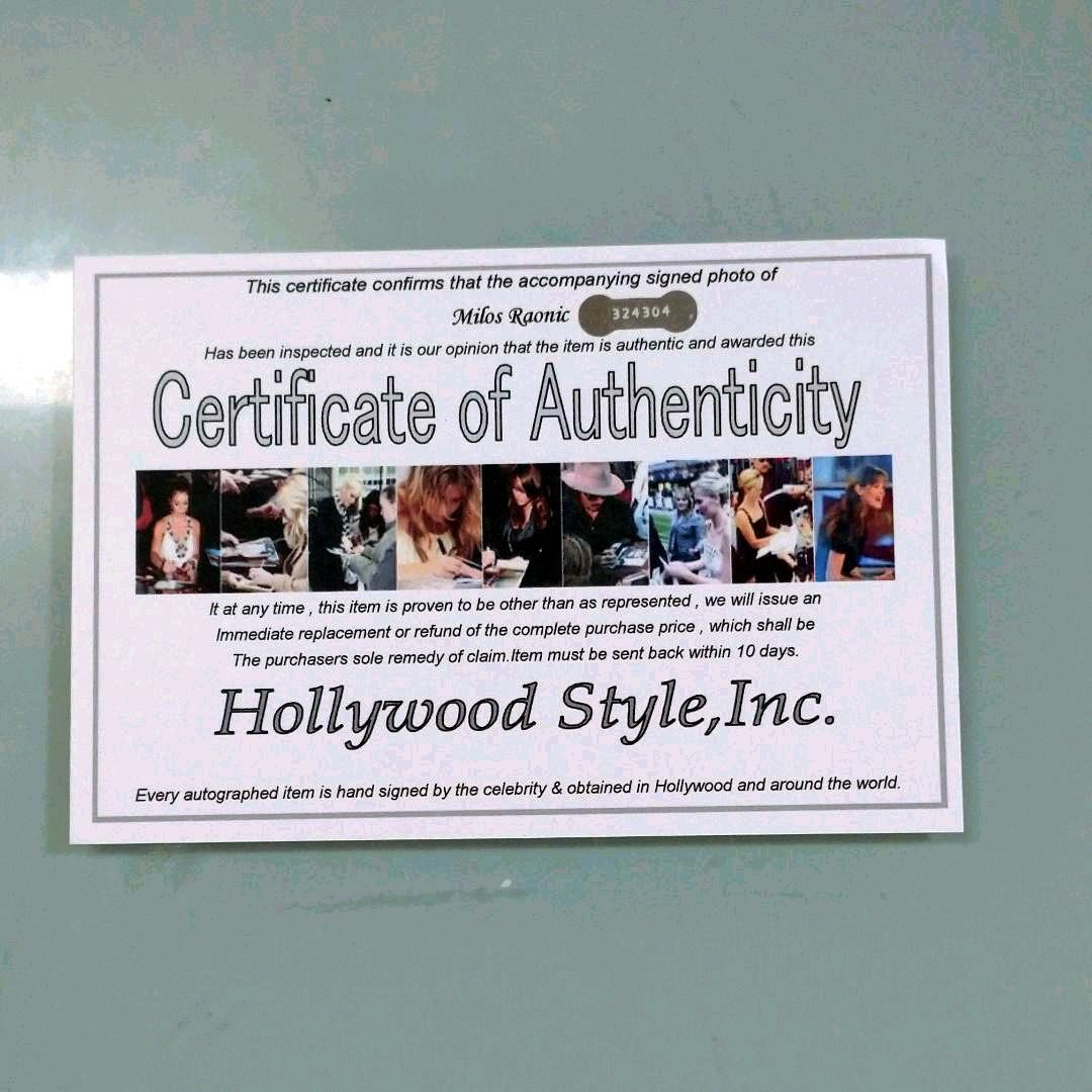 セール中…ミオシュ・ラオニッチ直筆サイン入り超大型写真…カナダプロテニスプレーヤ