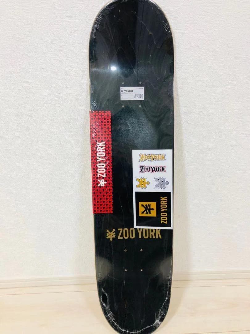 ZOOYORK　ズーヨーク　スケートボードデッキ　スケボー　8.0*31.75