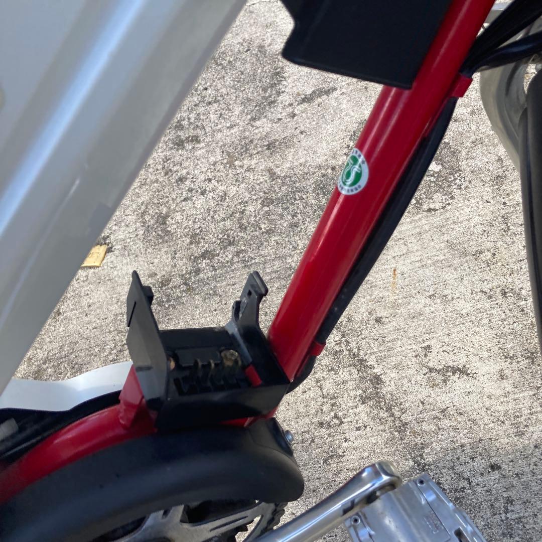 TAKARA YAMAHA DT 電動アシスト自転車 ホワイト/レッド充電不可