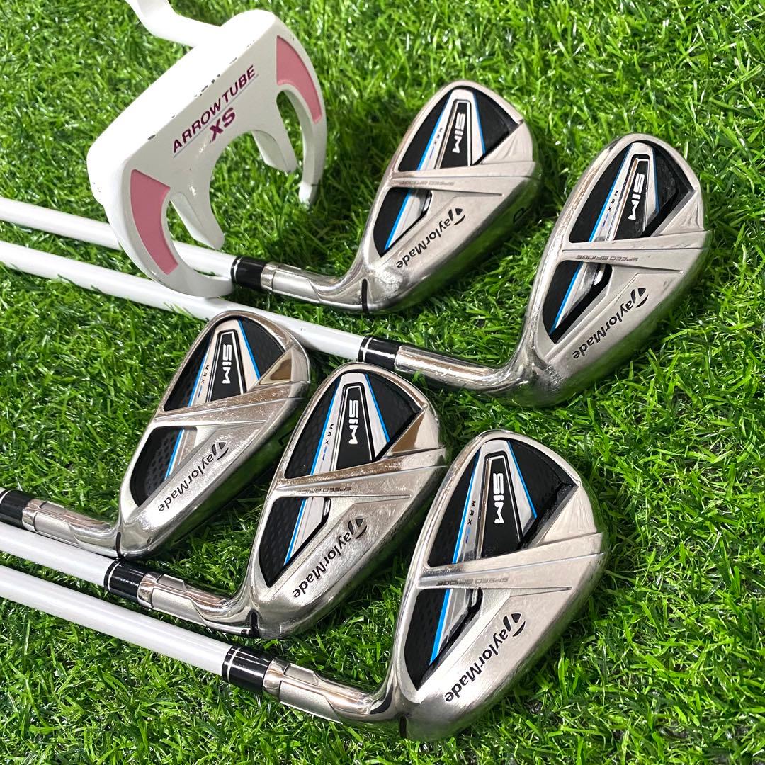 テーラーメイド シムマックス ゴルフセット 右 レディース 9本 クラブ L