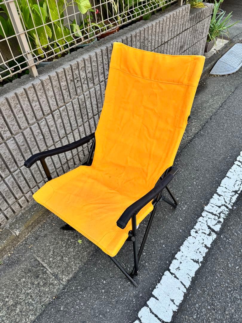 値下げ中　ONWAY オンウェイ スリムチェアコットン 折りたたみ椅子高背もたれ