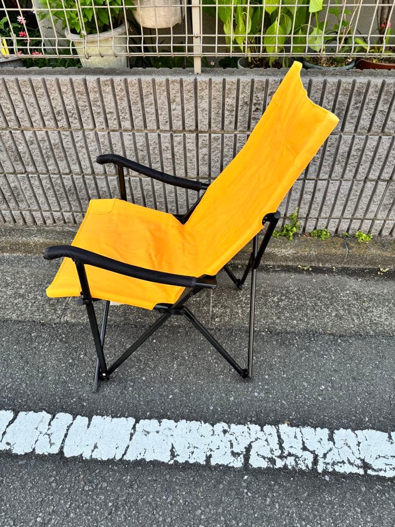 値下げ中　ONWAY オンウェイ スリムチェアコットン 折りたたみ椅子高背もたれ