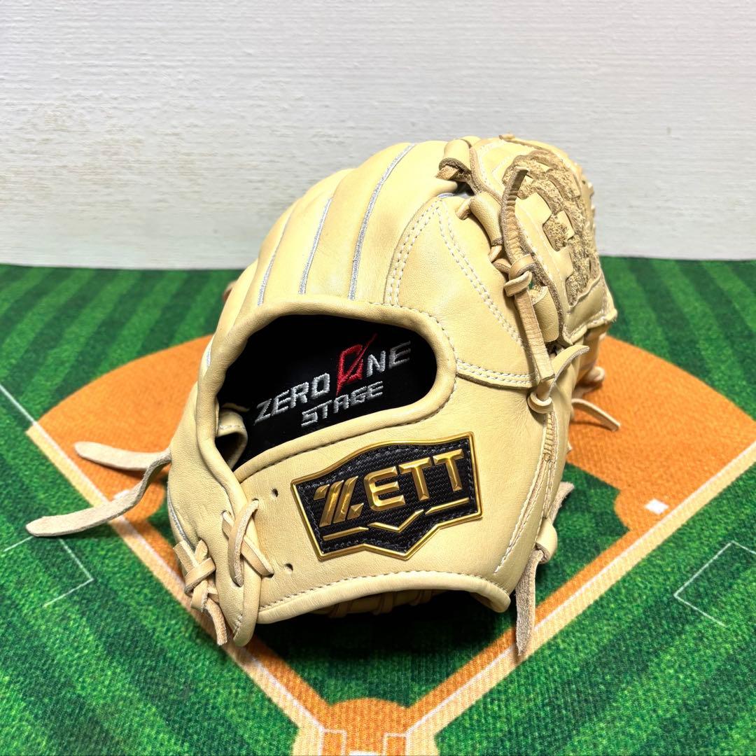 ZETT ゼット 少年軟式グラブ 内野用 グローブ キャメル