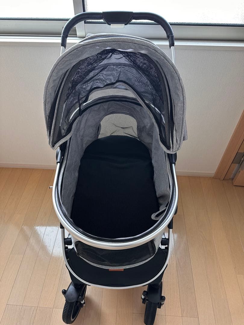 美品‼️Kenyone C510 グレイ ペットカート ☆グレー