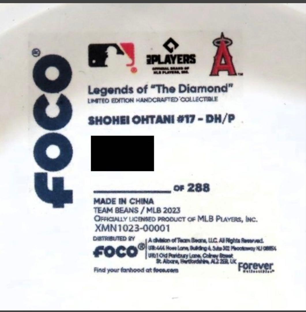 大谷翔平 2023年 ボブルヘッド人形 新品箱入り 288個限定版 完売品