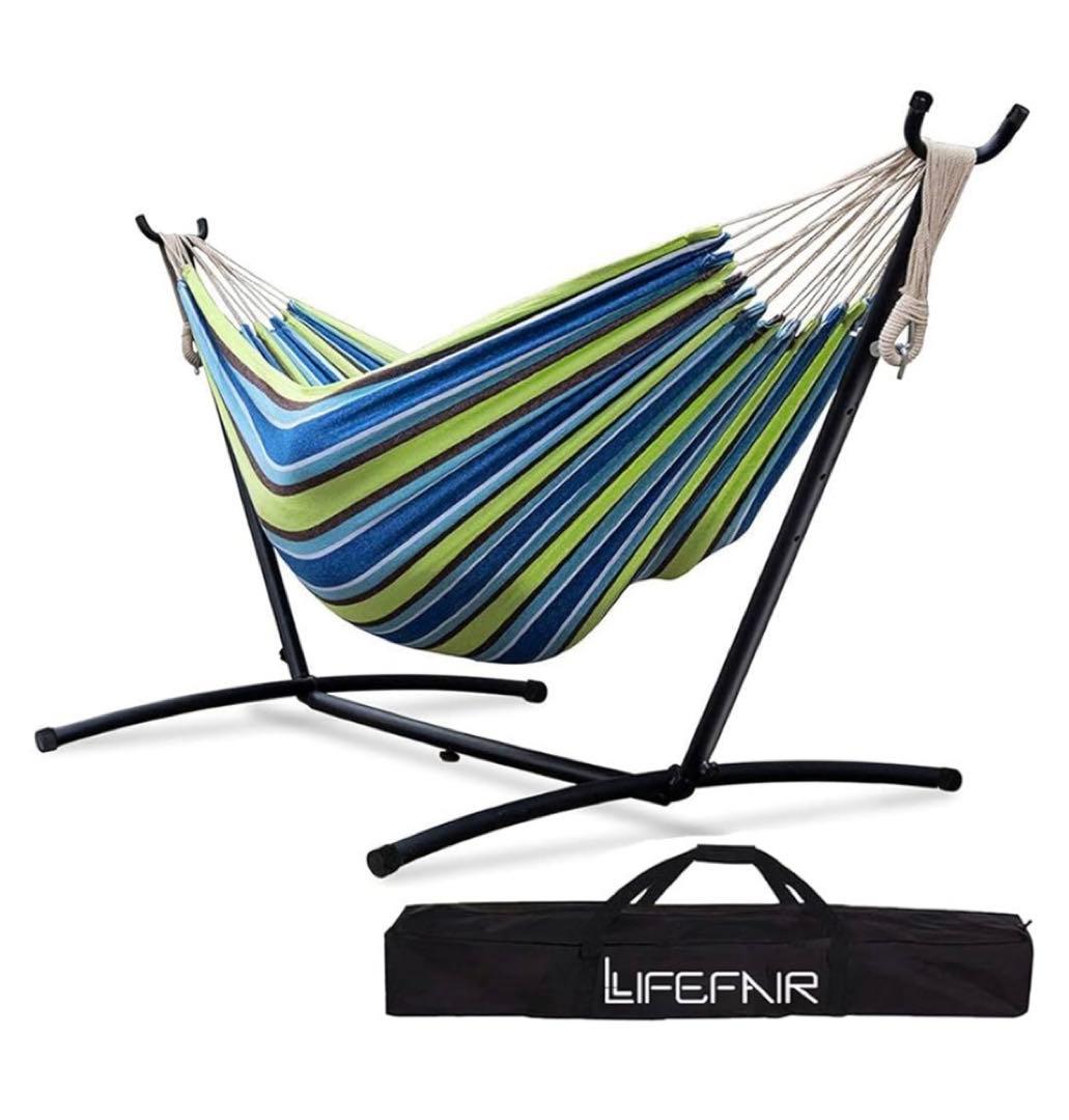 LIFEFAIR⭐︎ハンモック自立式ブルー