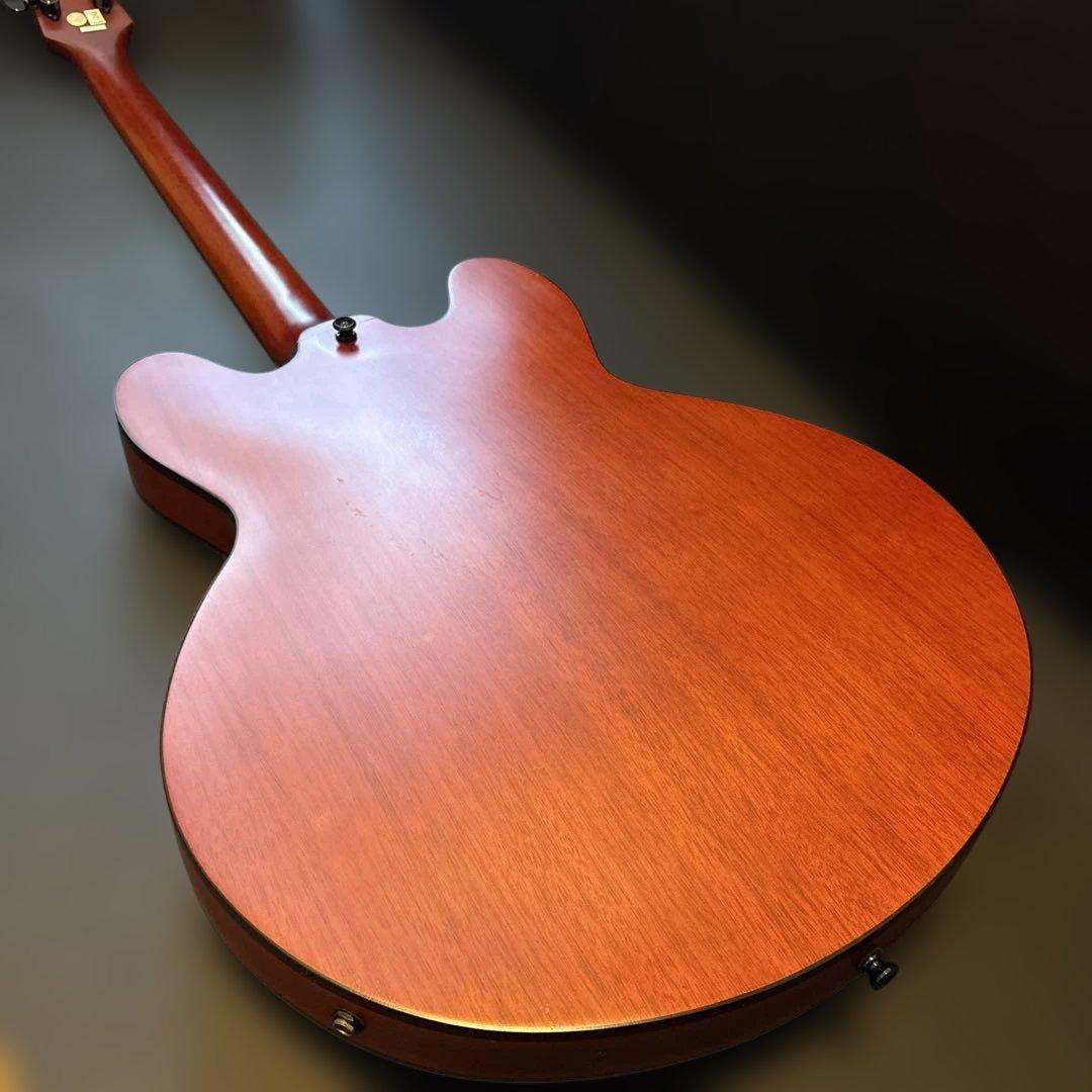 Epiphone セミアコ　dot studio マット仕上げ ギグバッグ付き