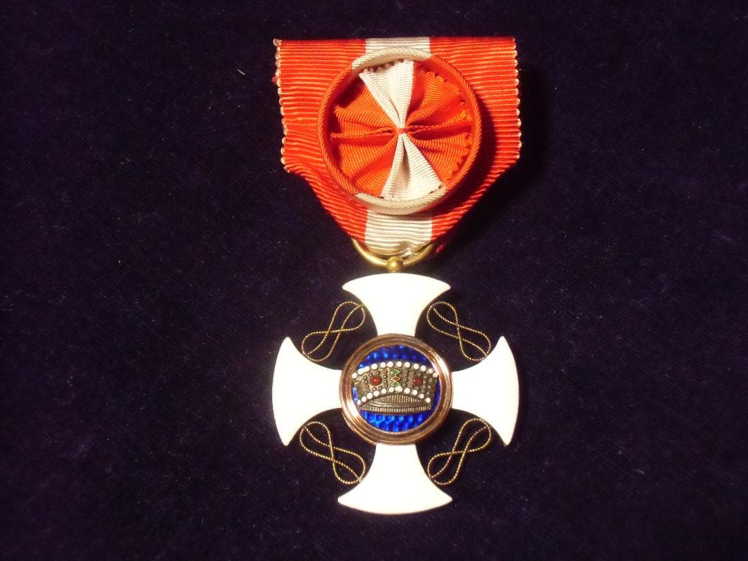 Ｉイタリア軍＊宝冠章/王冠勲章＊将校クラス（実物）