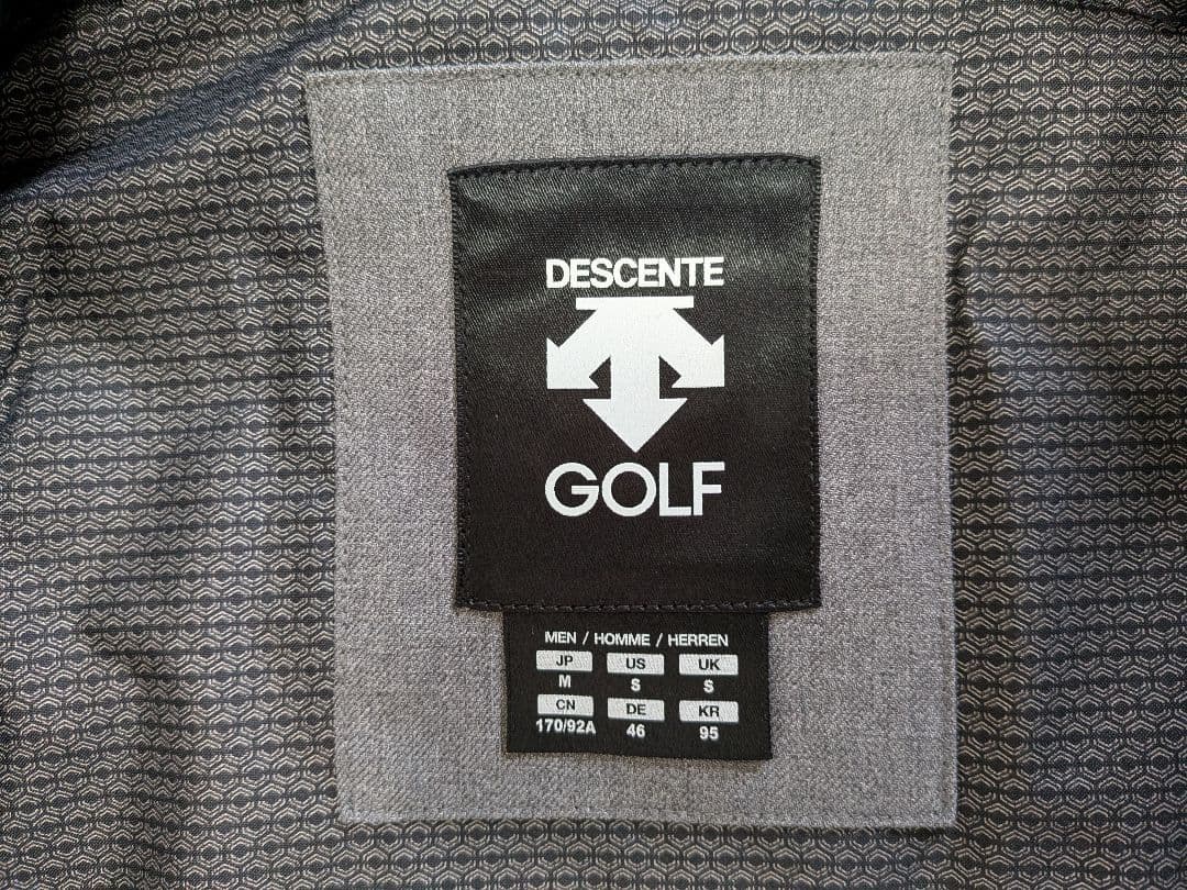 DESCENTE GOLF モバイルサーモベスト グレーMサイズ