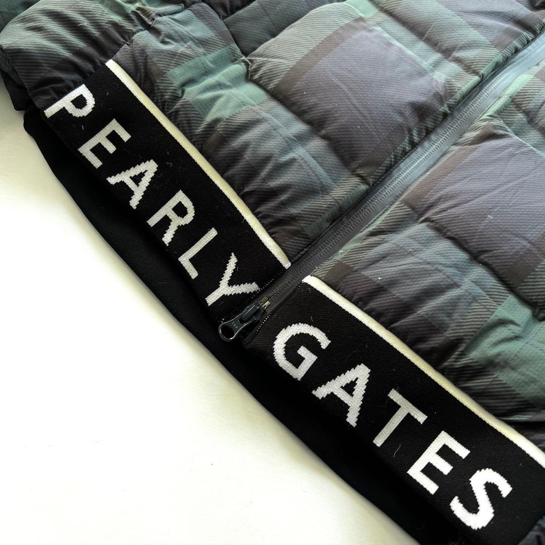 PEARLY GATES パーリーゲイツ　チェック柄　ダウンジャケット　中綿　1