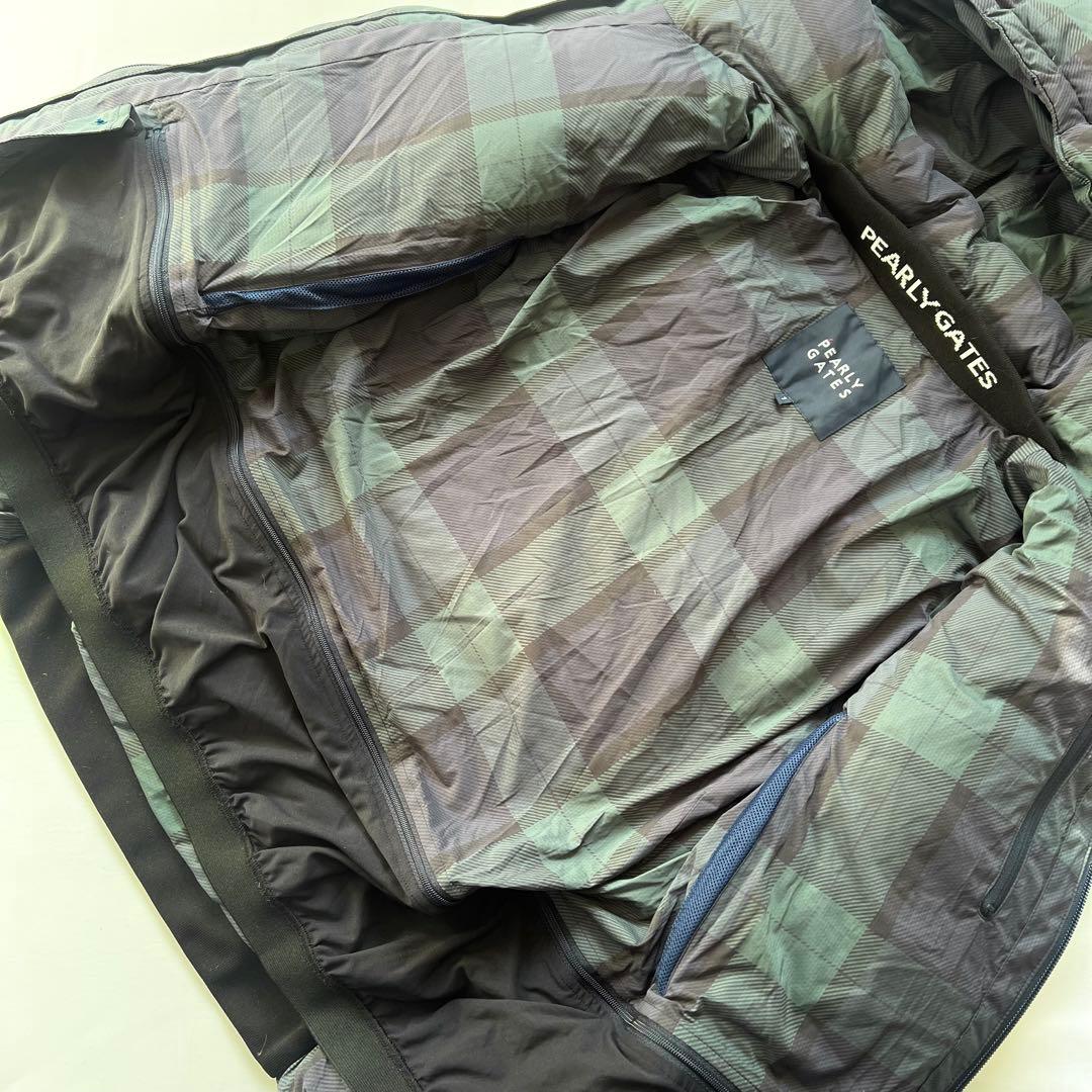 PEARLY GATES パーリーゲイツ　チェック柄　ダウンジャケット　中綿　1