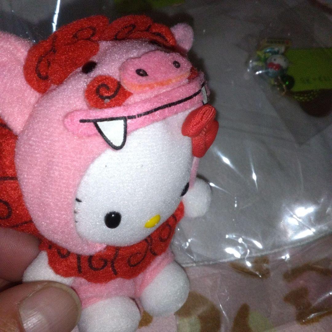 超激レア‼️レトロ‼️プレミア‼️沖縄限定 キティ着ぐるみキーチェーン