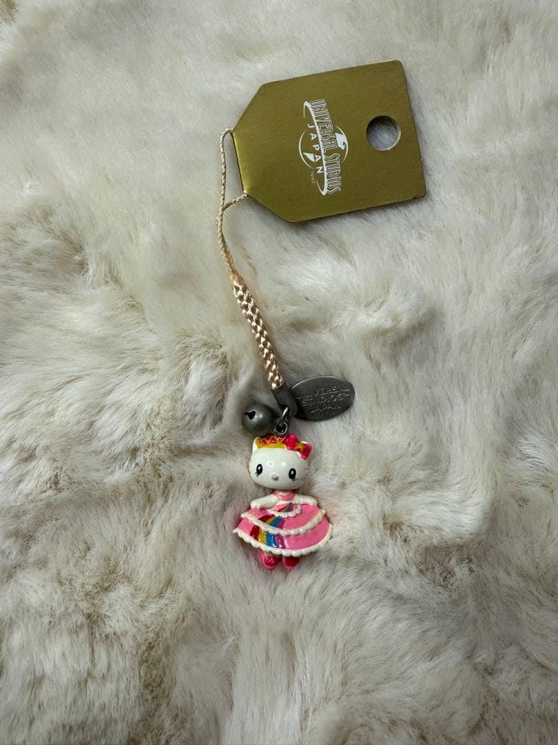 ダ*ド様 レア☆ハローキティ ユニバ USJ ストラップ　根付け