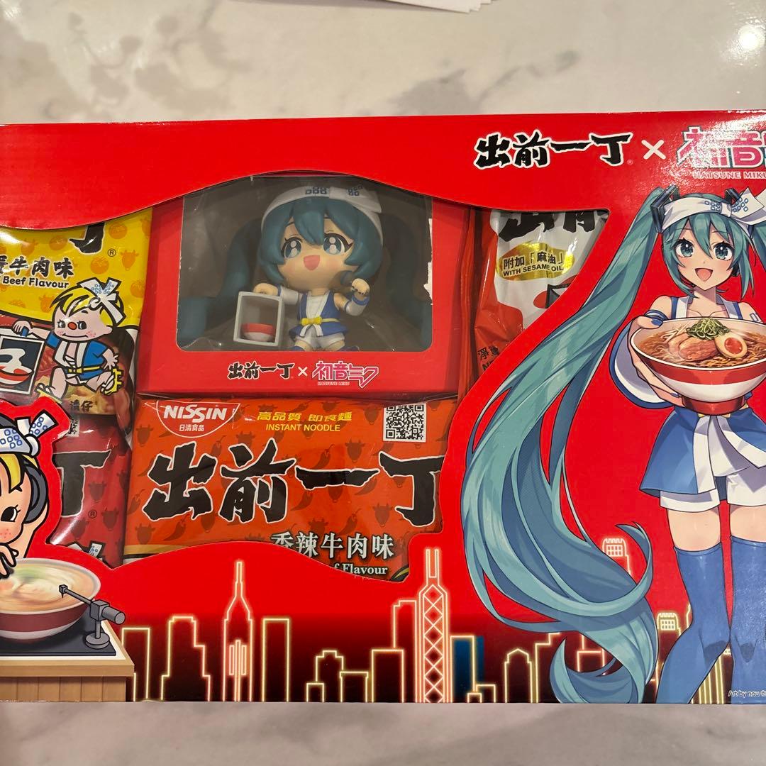 香港限定 初音ミク x 出前一丁 40周年コラボ数量限定セット A 日清