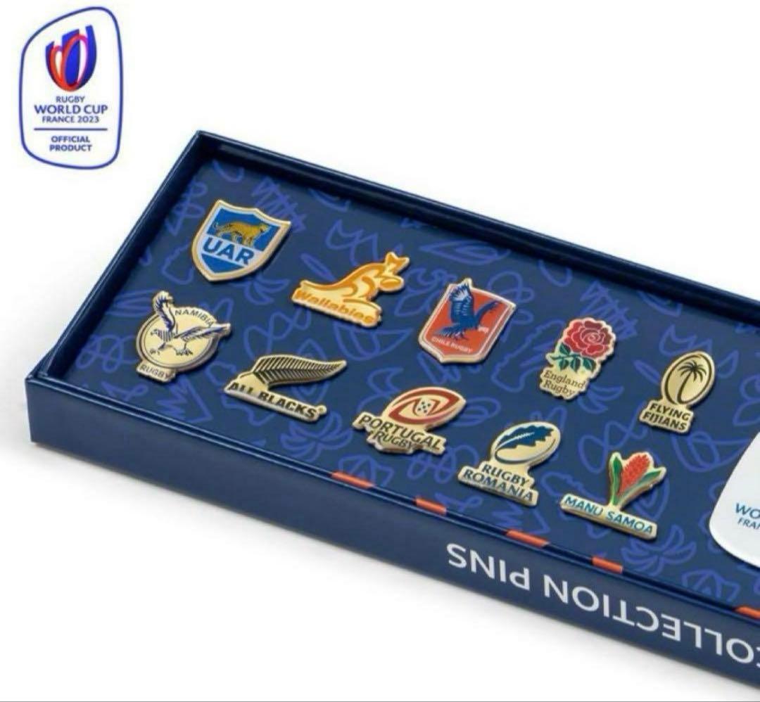 ラグビーワールドカップ2023 代表20ヶ国コレクションピンズセット