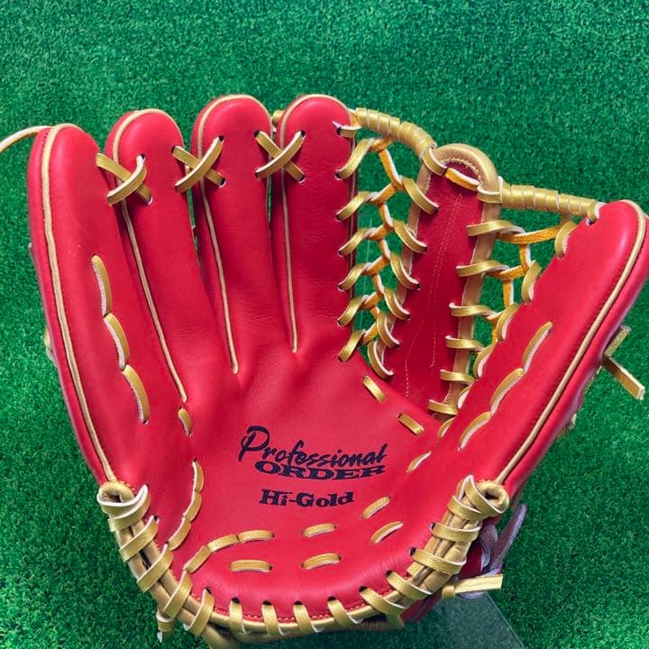 ハイゴールド HI-GOLD 外野手用 硬式野球　外野 グローブ 左投げ 358