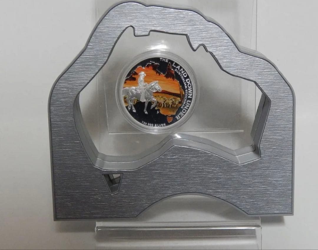 2014 オーストラリア ランドダウンアンダー ストックマン 1オンス銀貨