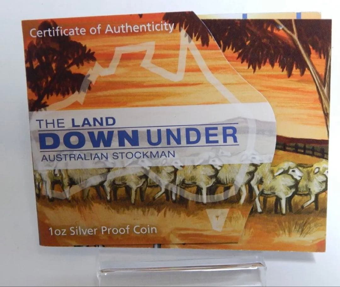2014 オーストラリア ランドダウンアンダー ストックマン 1オンス銀貨