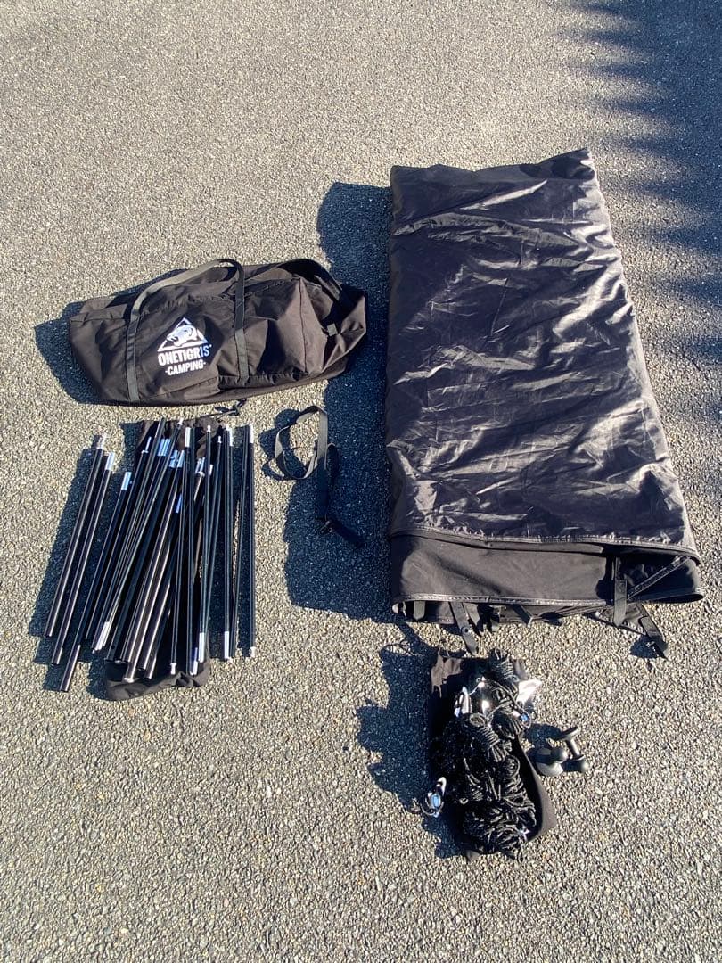 ONETIGRIS ブラック ソロホームステッドTC 収納バッグ付き