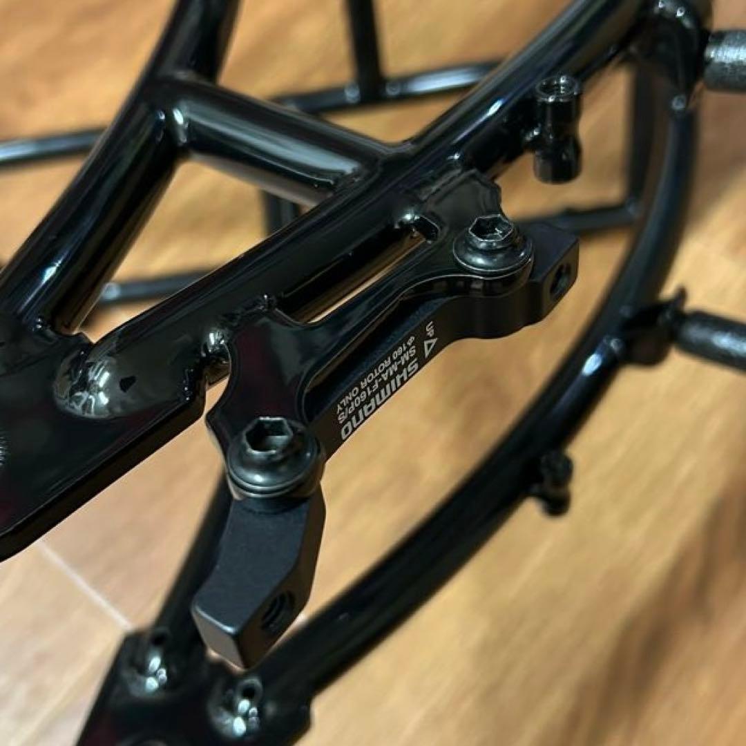 ダイナモFホイール + CRUST カーゴフォーク 1-1/8