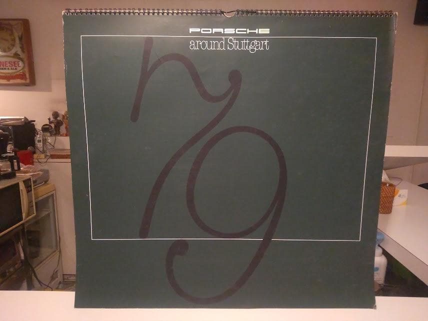 非売品★昭和レトロ★ドイツ製★1979年 PORSCHE ポルシェ カレンダー