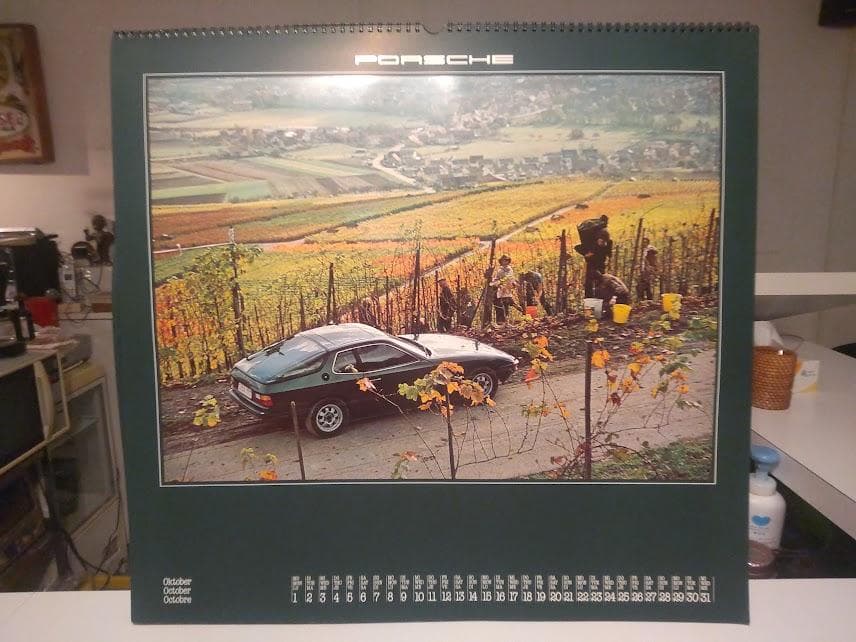 非売品★昭和レトロ★ドイツ製★1979年 PORSCHE ポルシェ カレンダー