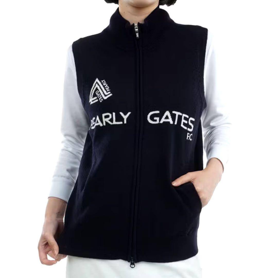 (2024年秋冬モデル)パーリーゲイツ　天竺ニットベスト